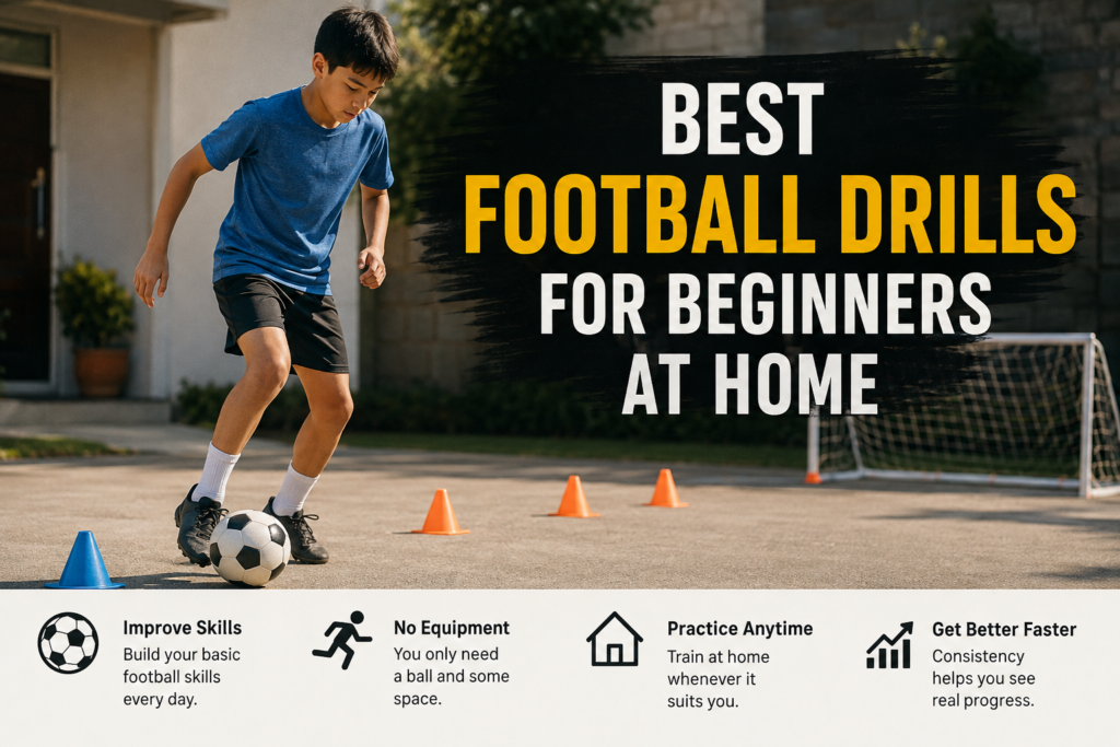 Best Football Drills for Beginners at Home