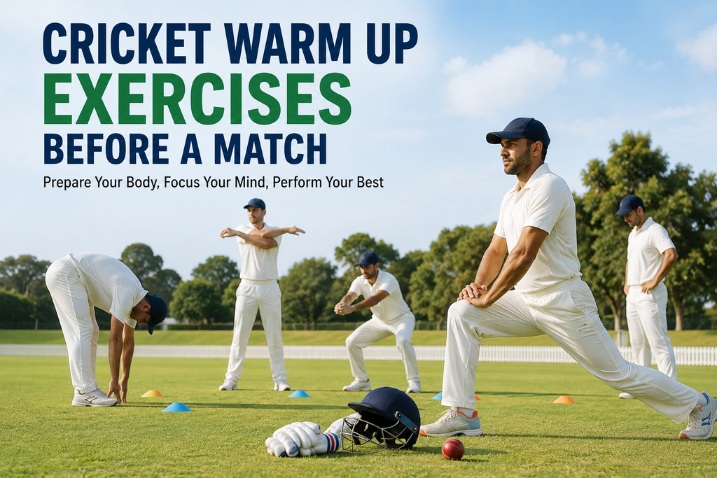 Cricket Warm Up Exercises Before a Match