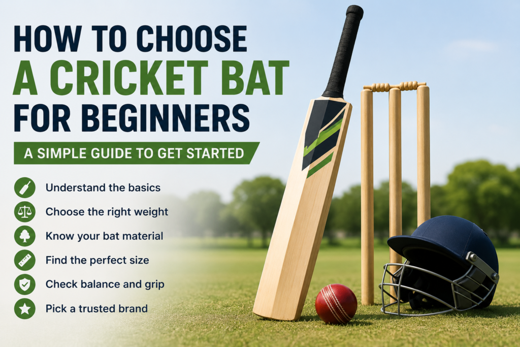 How to Choose a Cricket Bat for Beginners
