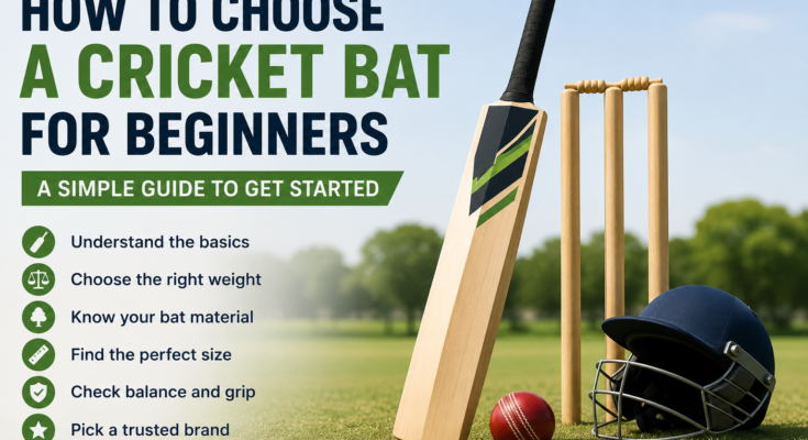 How to Choose a Cricket Bat for Beginners