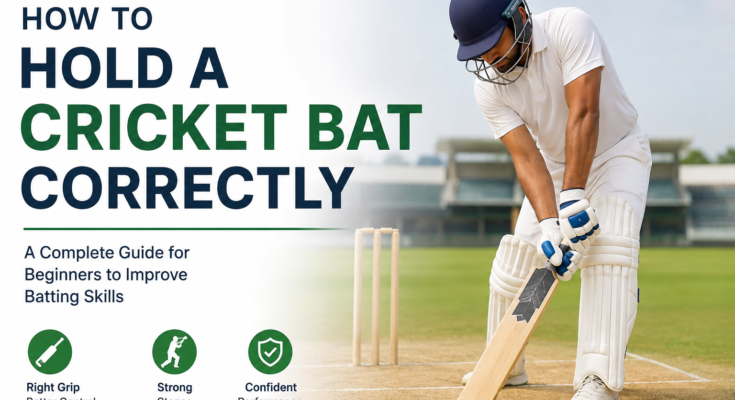 How to Hold a Cricket Bat Correctly