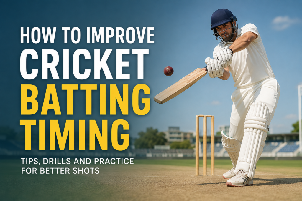 How to Improve Cricket Batting Timing
