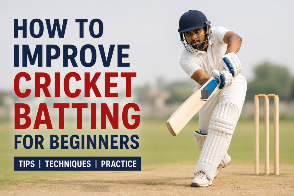 How to Improve Cricket Batting for Beginners