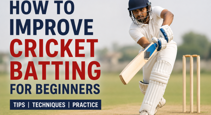 How to Improve Cricket Batting for Beginners