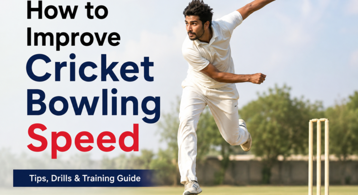 How to Improve Cricket Bowling Speed