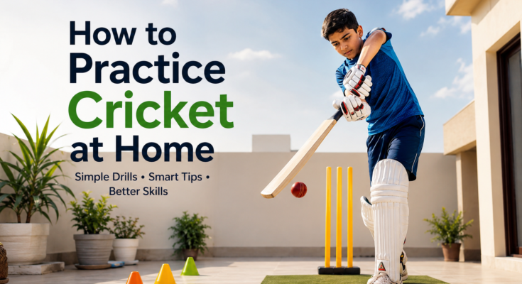 How to Practice Cricket at Home