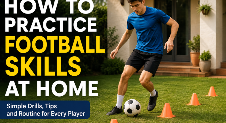 How to Practice Football Skills at Home