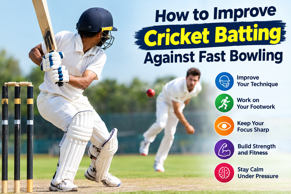 How to Improve Cricket Batting Against Fast Bowling